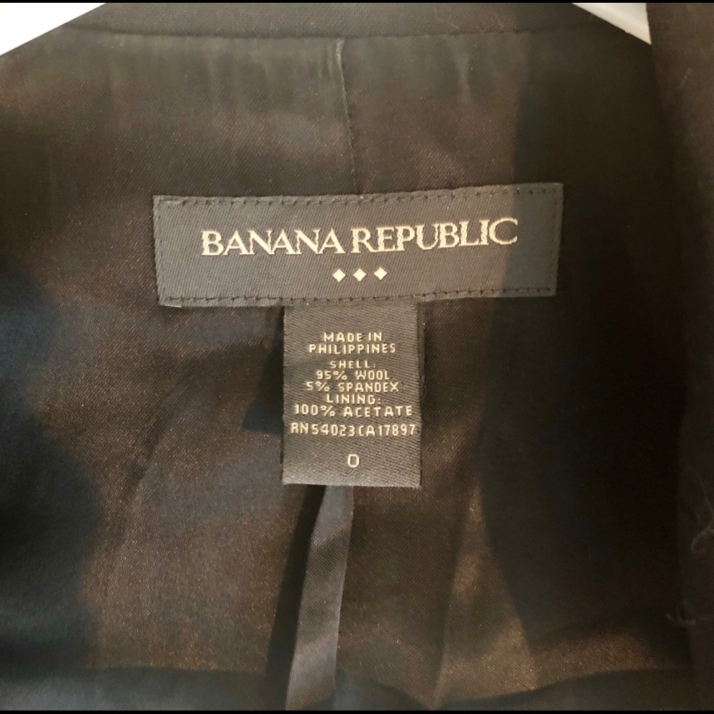 Bogo 50% Banana Republic Wool Blazer - Size 0 - image 5